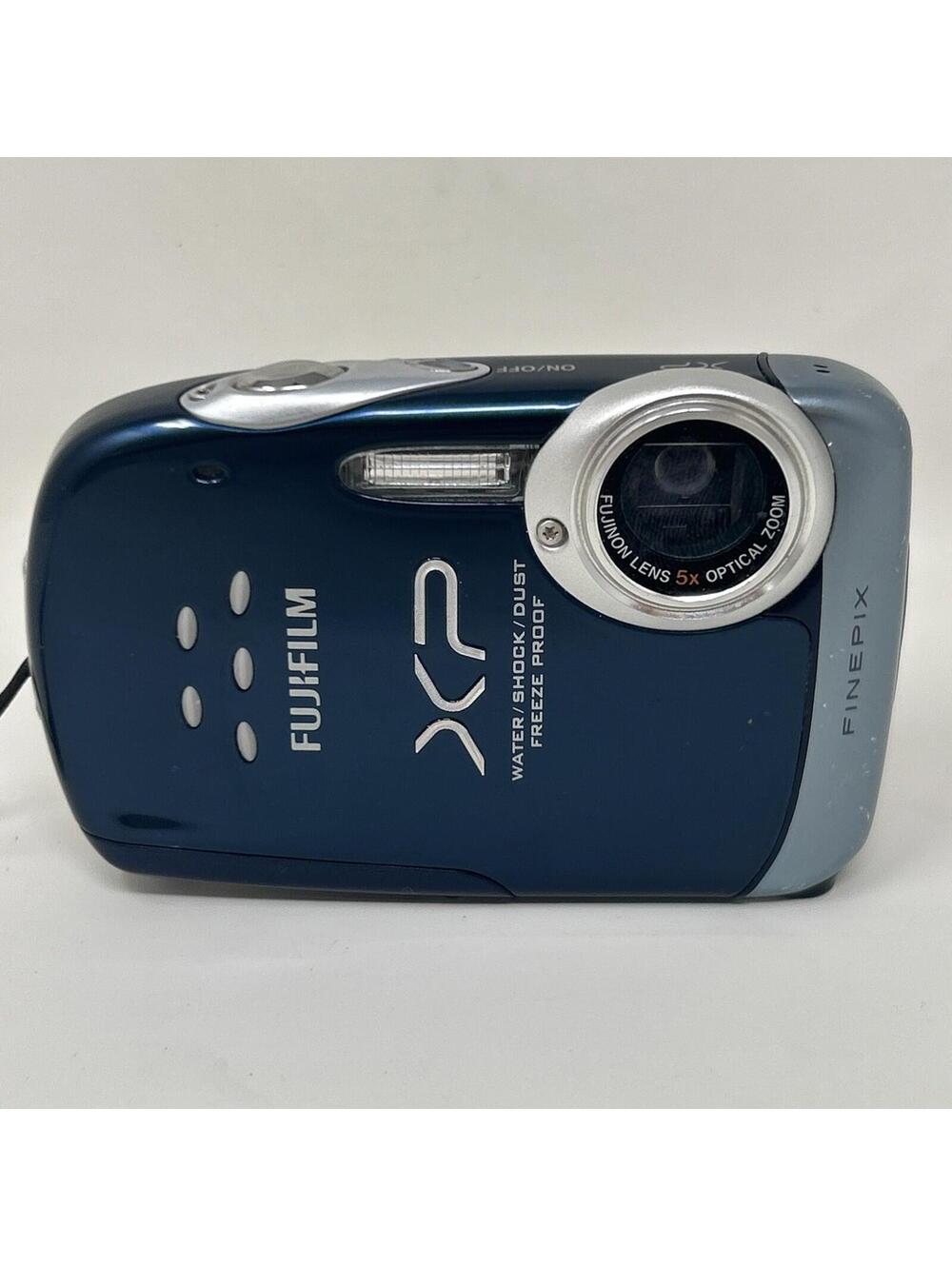 Fujifilm FinePix XP10 12MP Digital Camera – Blue – Working No Charger